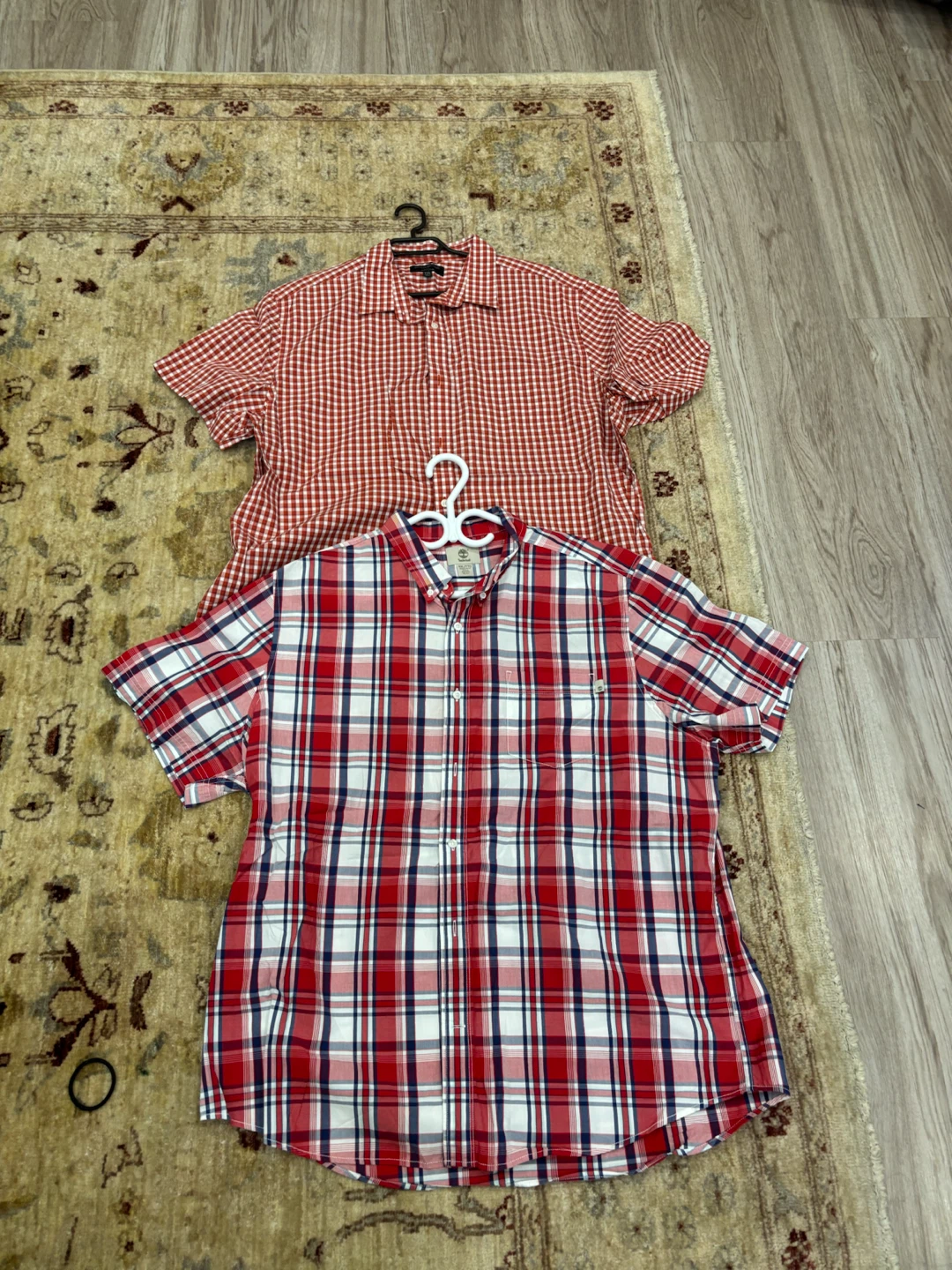 Bundle of two men's short-sleeve shirts