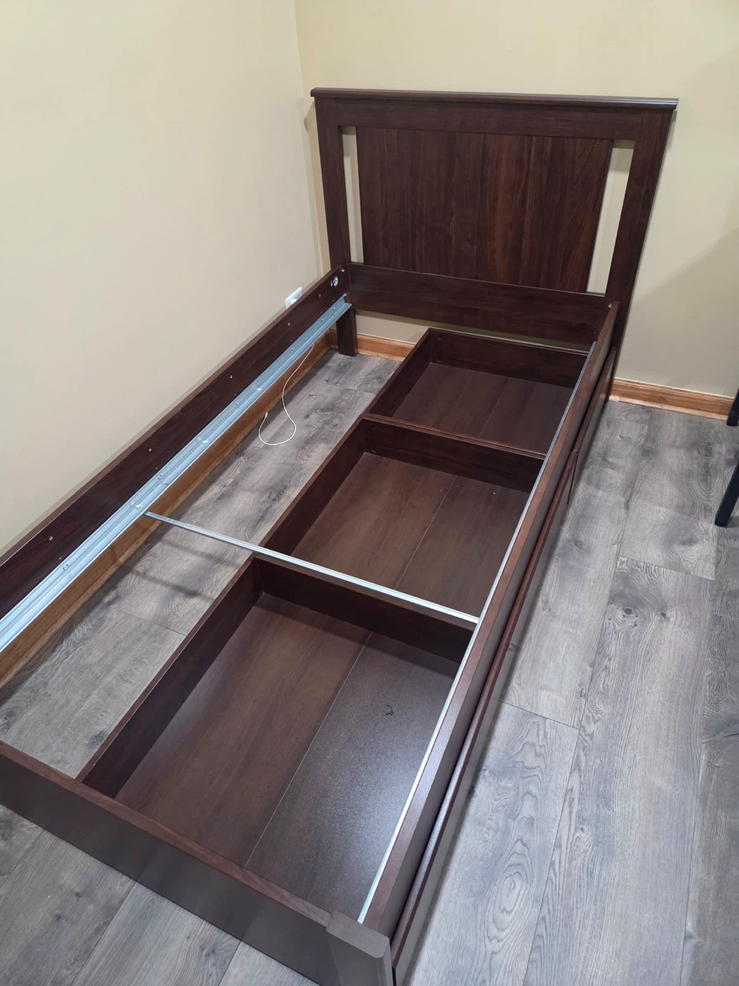 IKEA SONGESAND Twin Bed Frame with Storage Boxes - photo 5