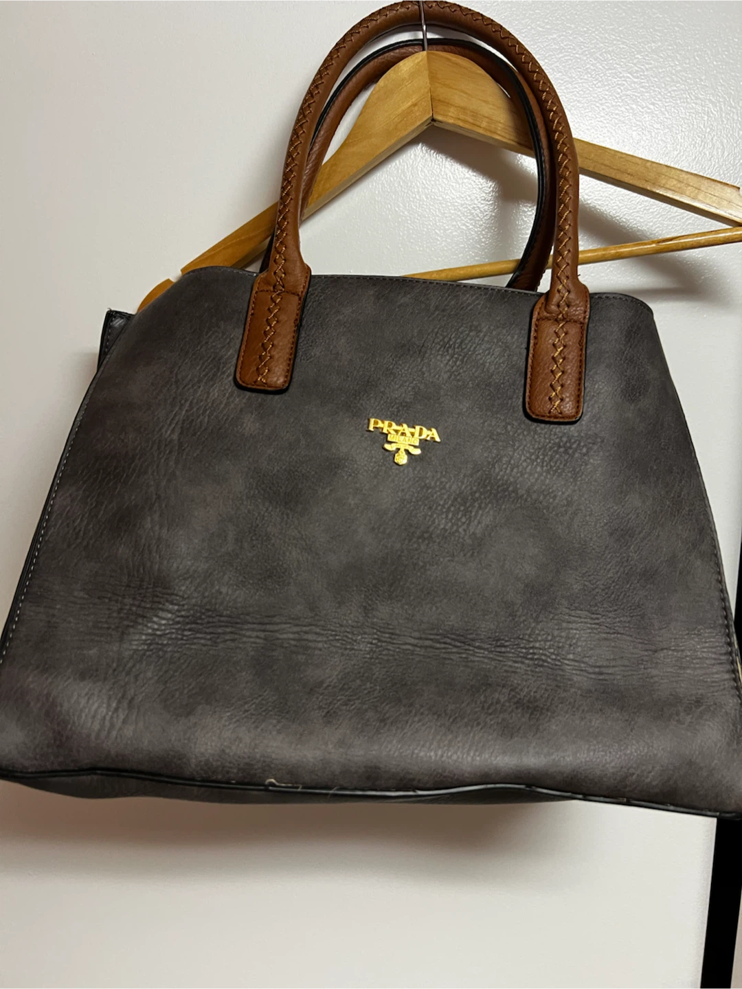 Prada Gray Handbag