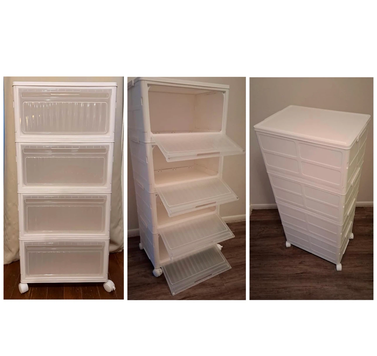 Brand new 4 Tier Stackable Storage Bins with Lid - photo 3