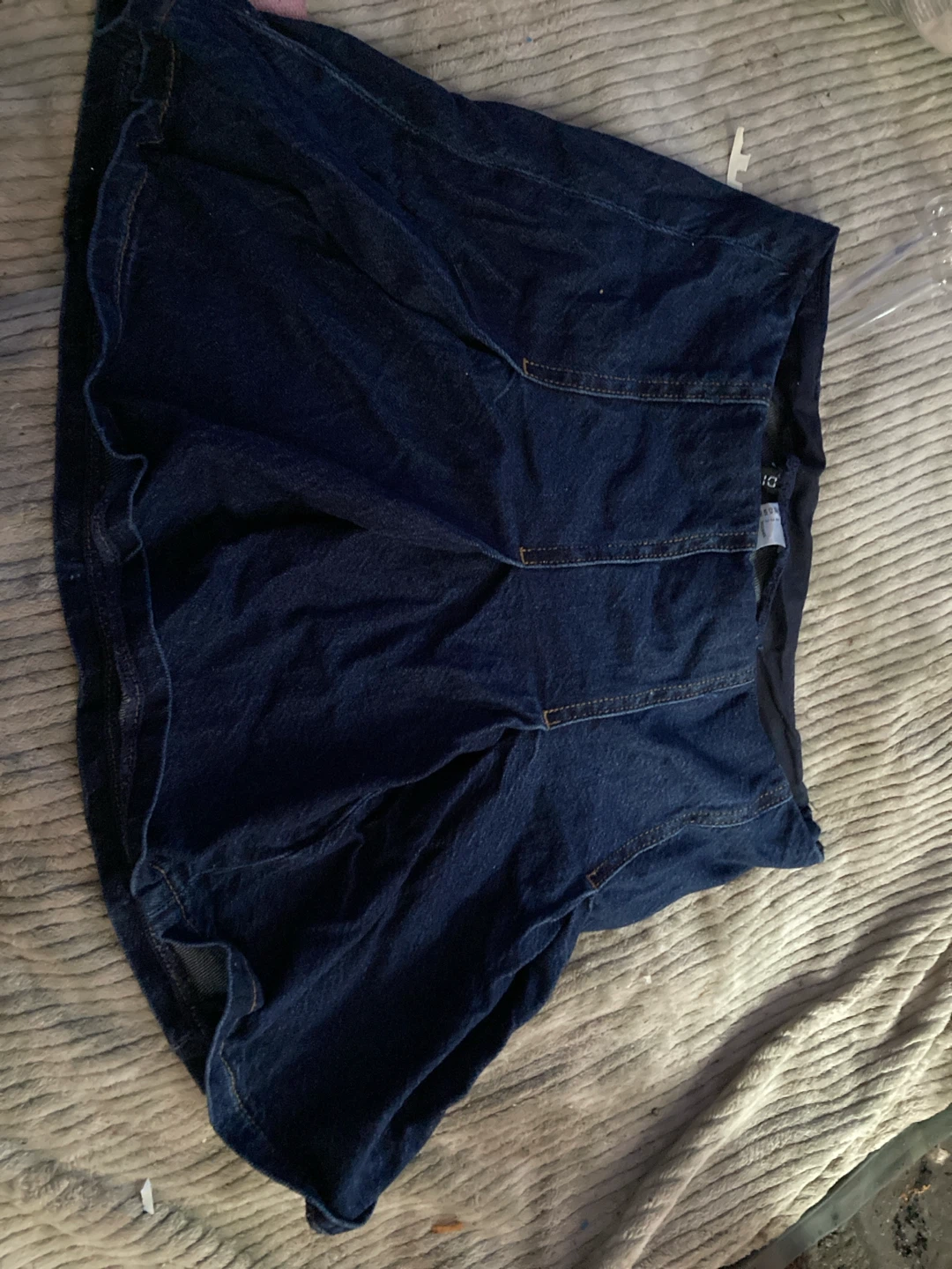 Divided Denim Skirt