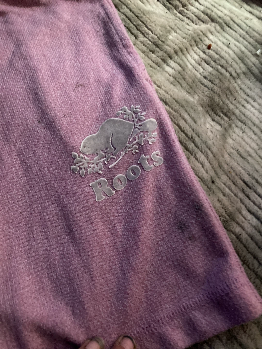 Roots Kids Pink Sweat Shorts Size 7 - photo 3