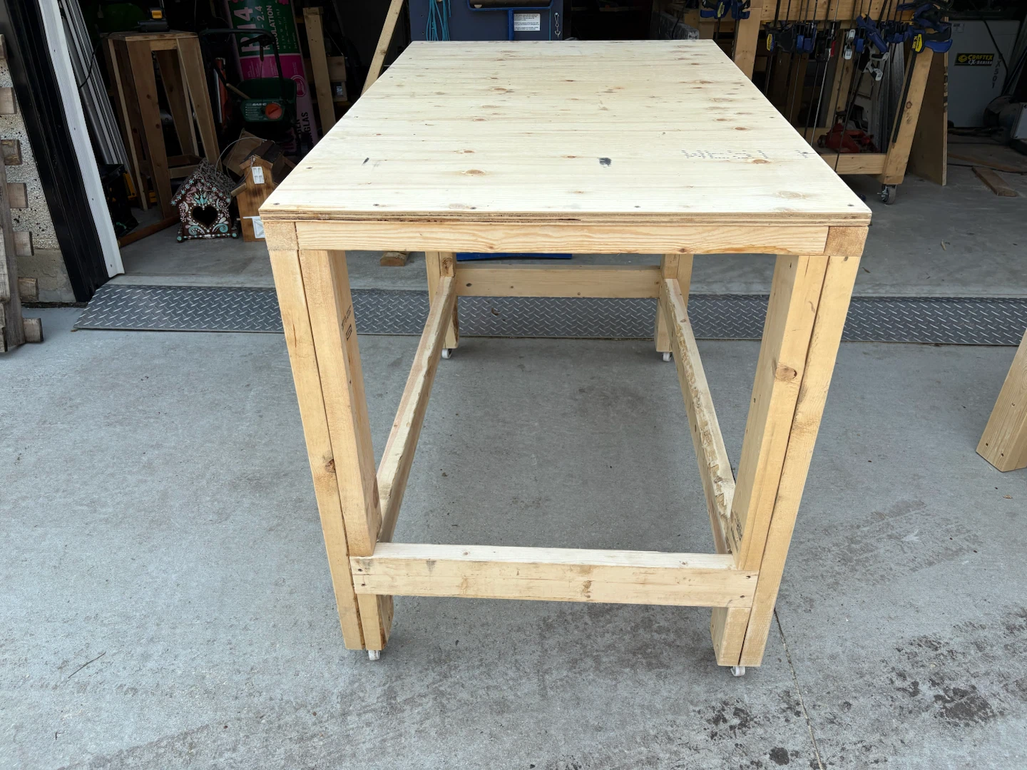 Wooden Workbench Table - photo 3