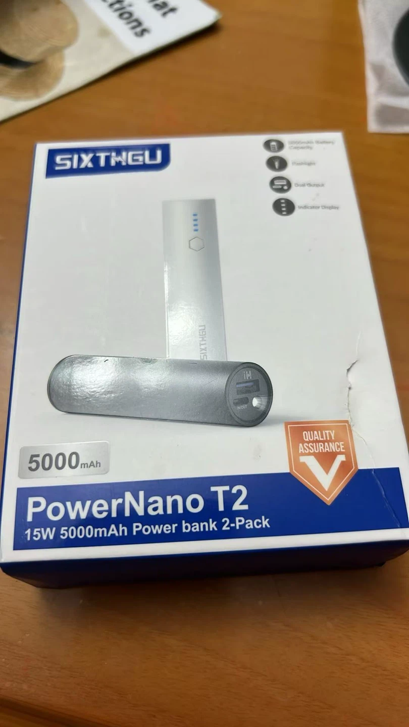 2pcs PowerNano T2 15W 5000mAh Power Bank - photo 5