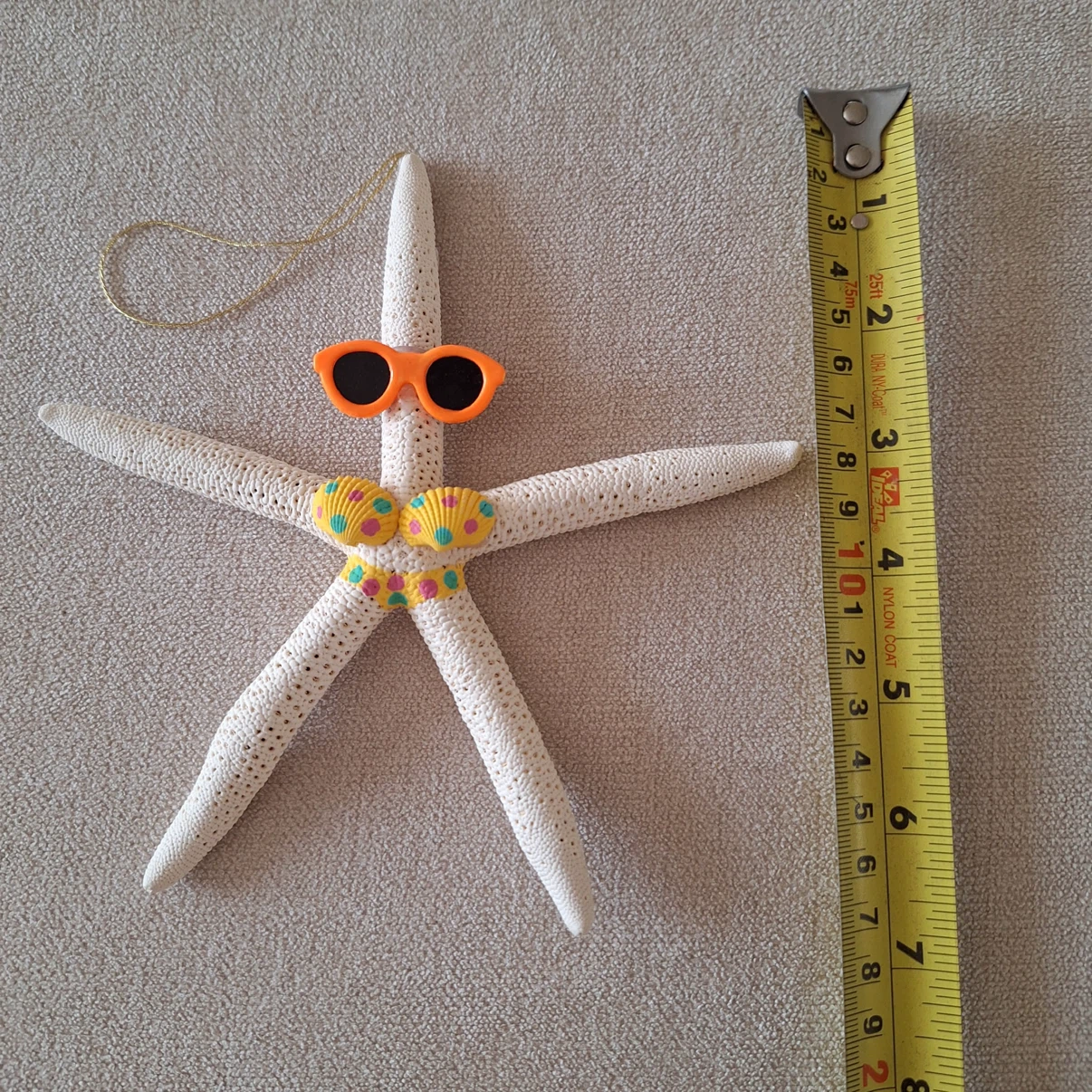 Starfish Ornament with Sunglasses and Bikini - photo 3