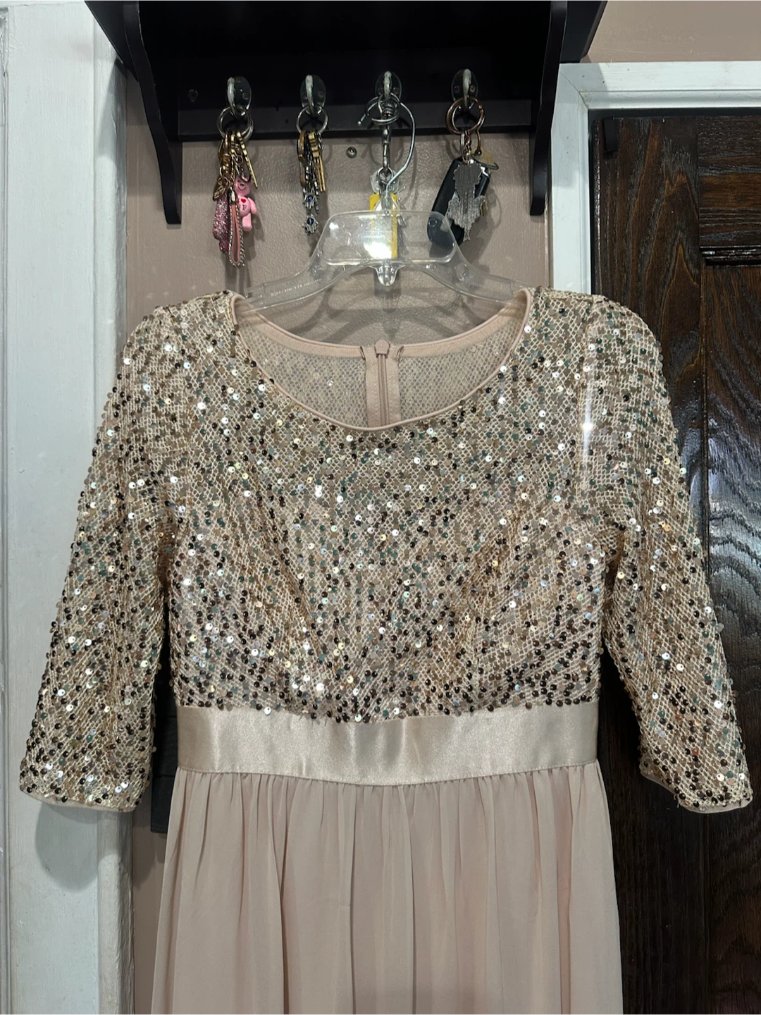 Ever Pretty Blush Sequin Bodice Maxi Dress - photo 2