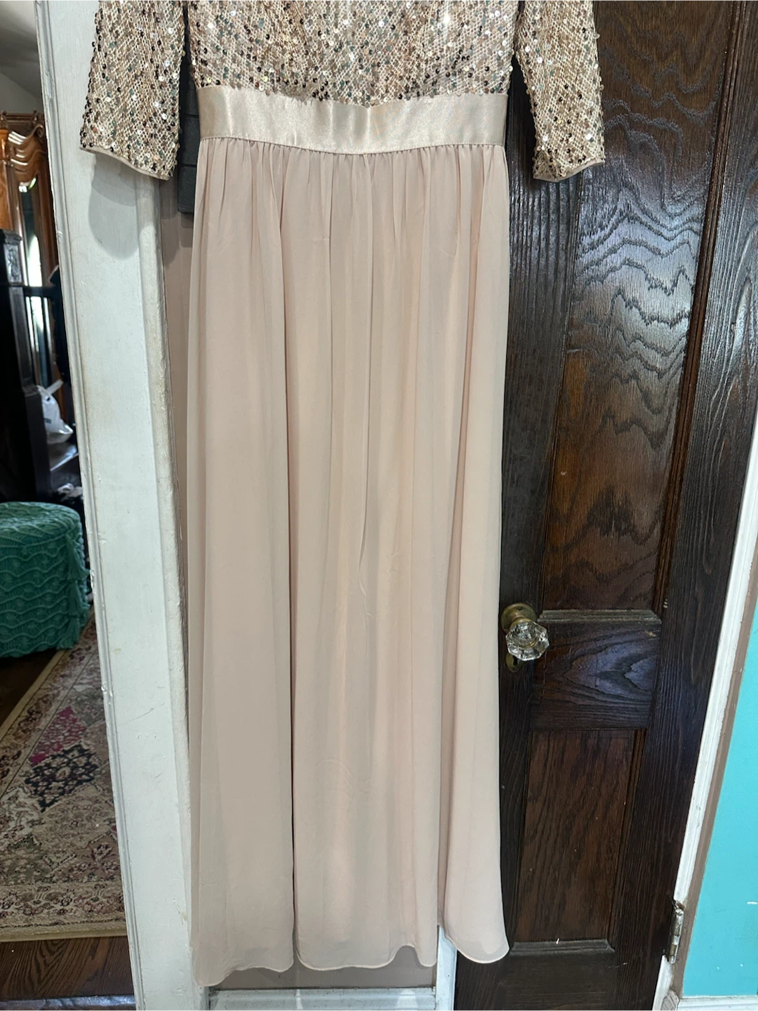Ever Pretty Blush Sequin Bodice Maxi Dress - photo 3