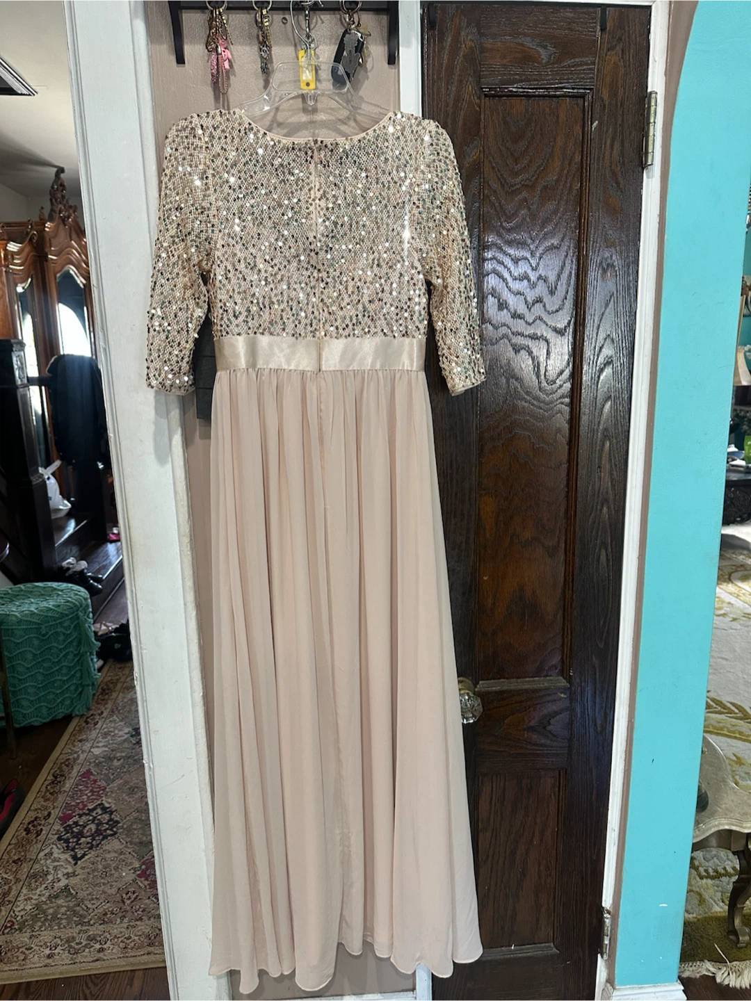 Ever Pretty Blush Sequin Bodice Maxi Dress - photo 5