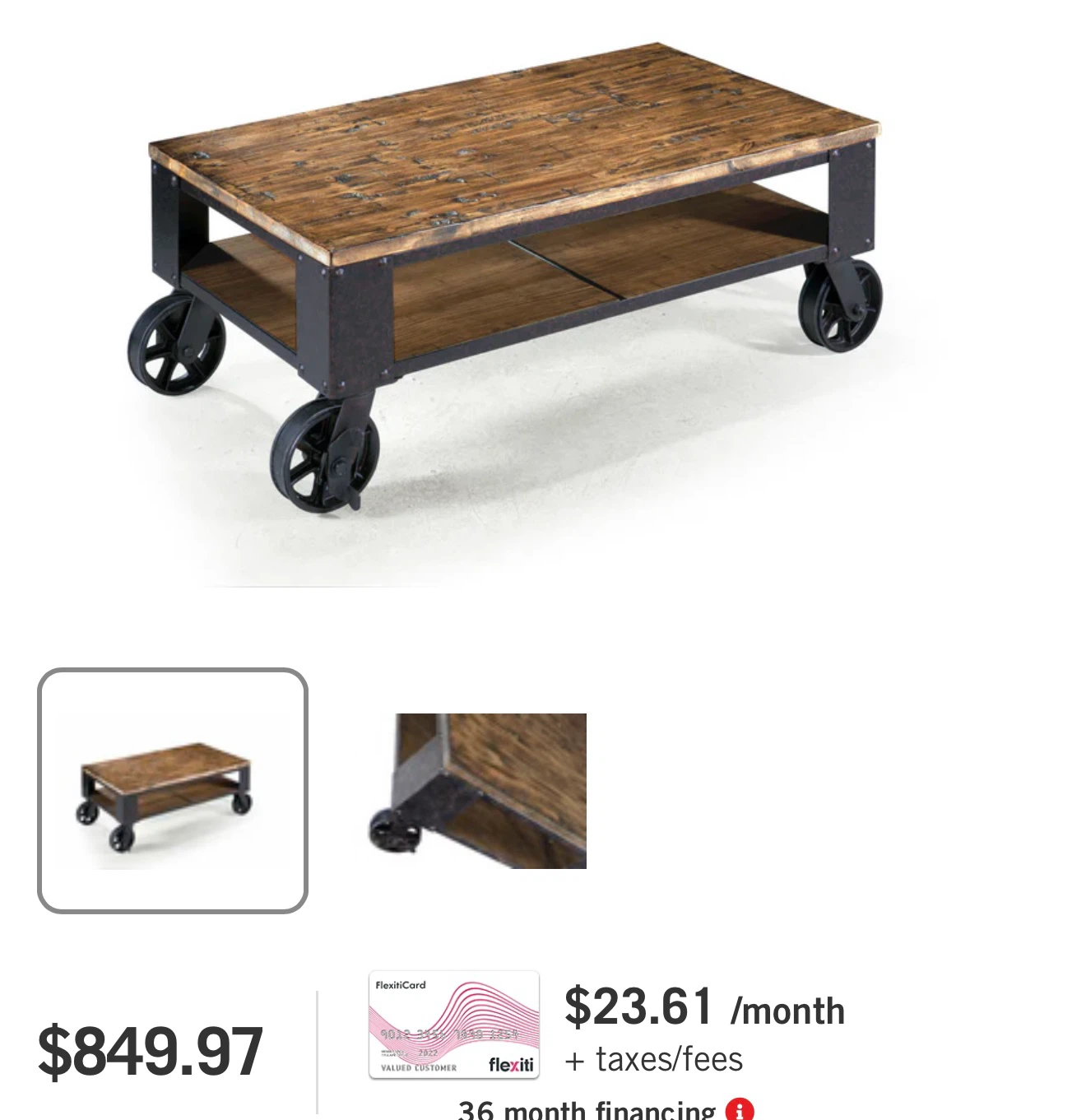 Beautiful solid wood coffee table - photo 3