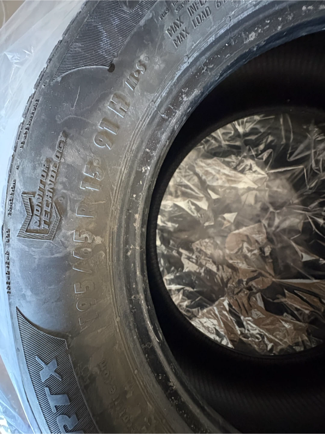FREE - 4 All-Season Tires - General Tire brand - used on VW Golf - photo 2