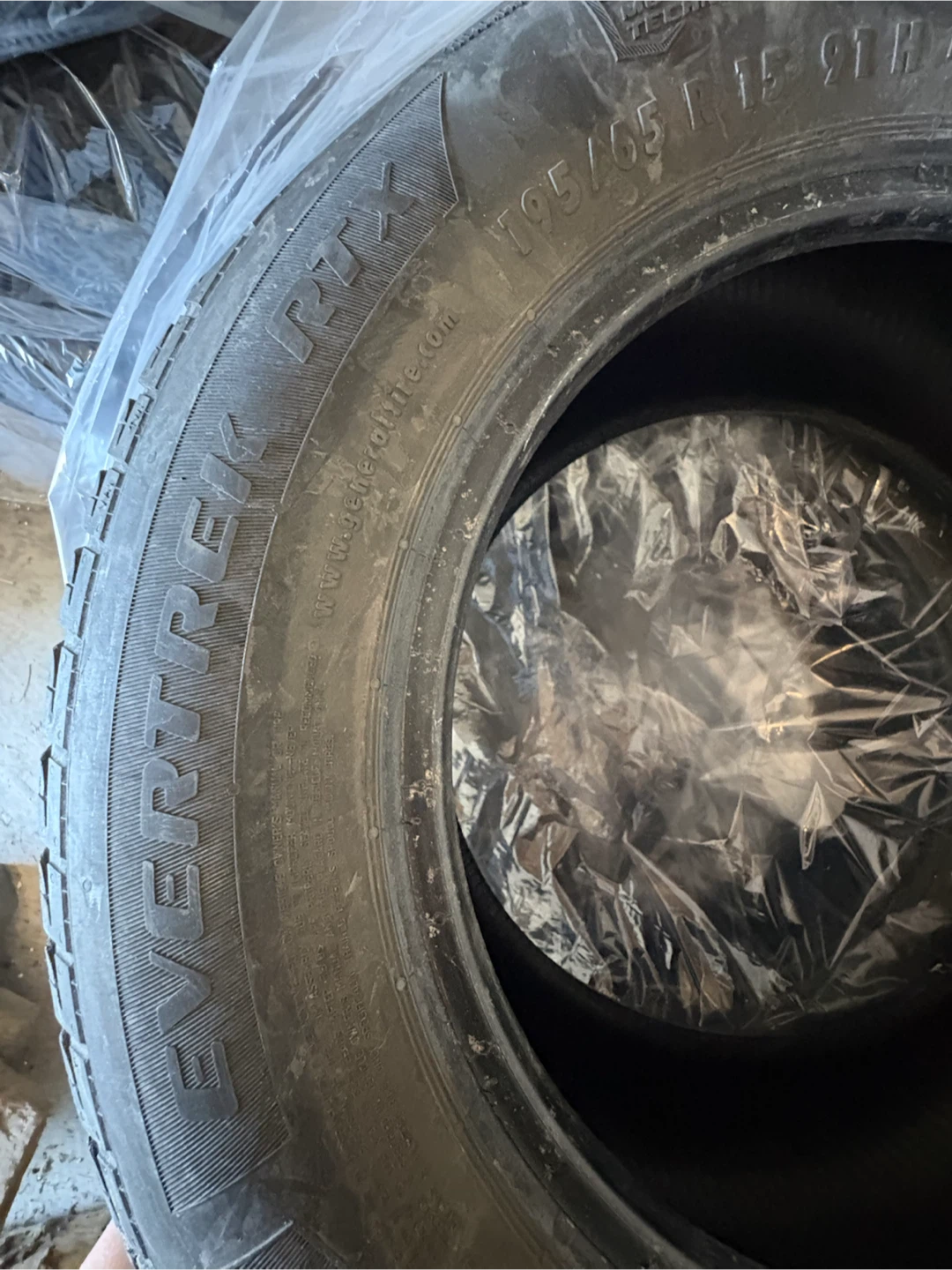 FREE - 4 All-Season Tires - General Tire brand - used on VW Golf - photo 4