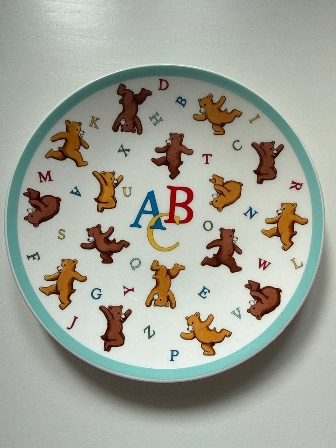 Real Tiffany & Co. Alphabet Bears Bowl and plate - photo 4