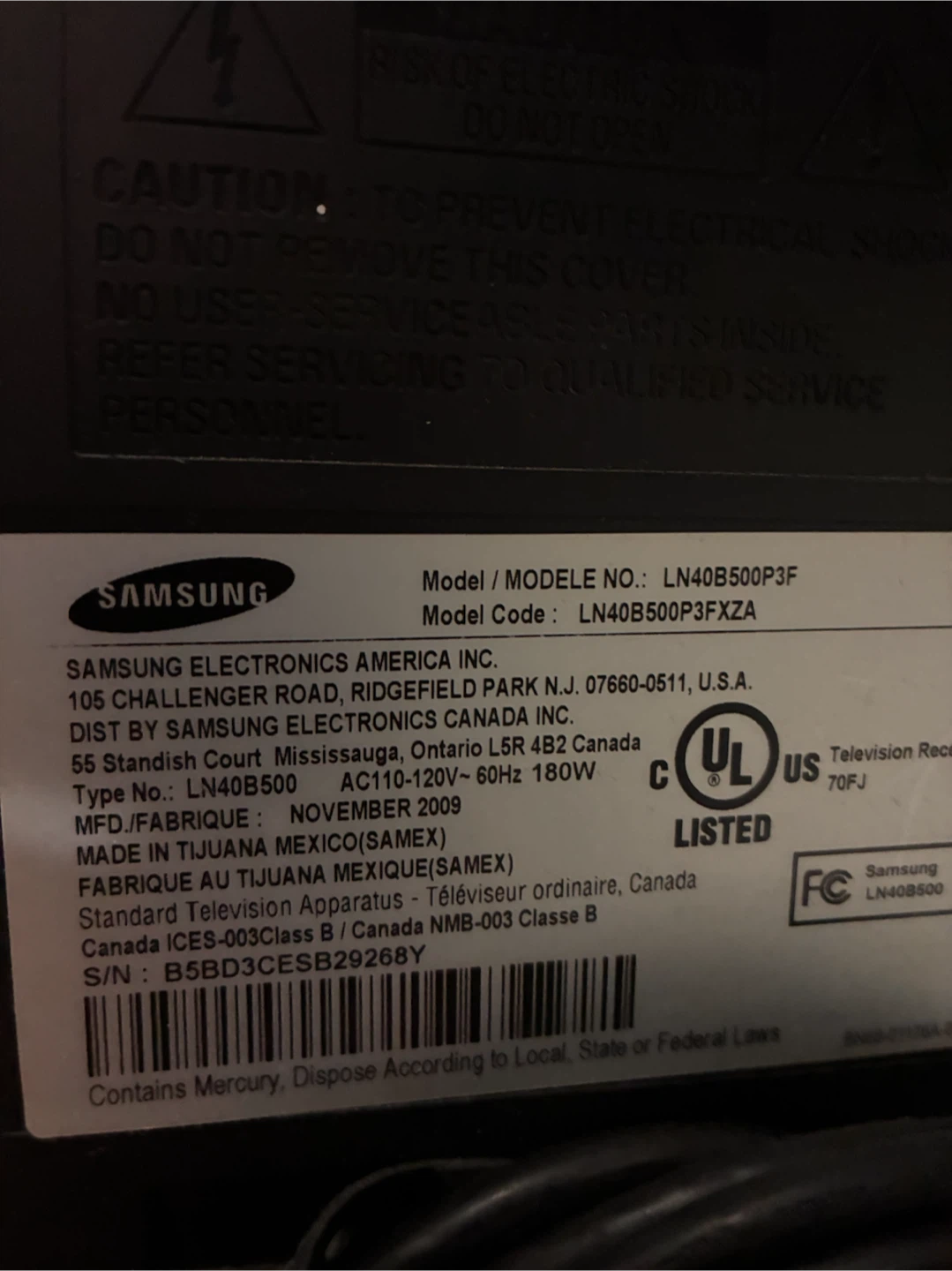 Samsung Flat Screen TV 42inch - photo 4