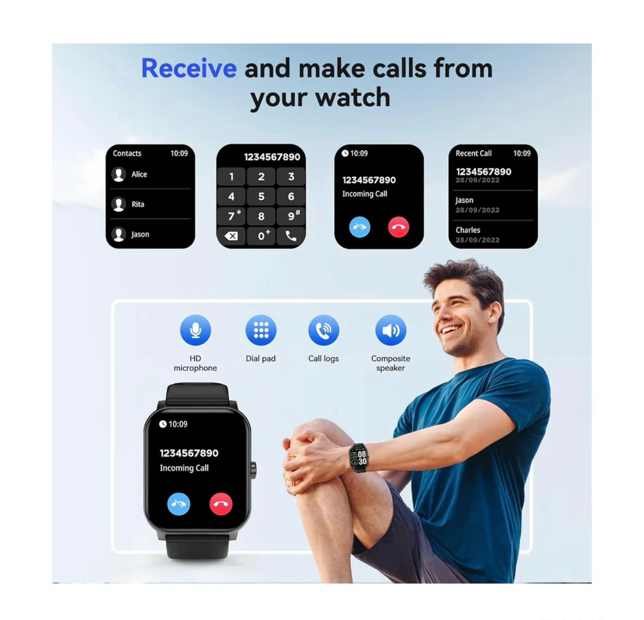 Brand new Smart Watch(Answer/Make Call) - photo 4