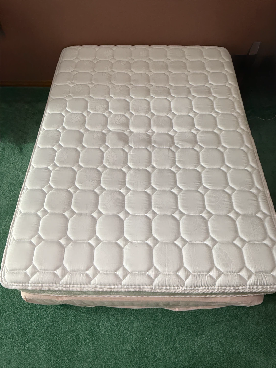 Double Full size mattress with cover + moving bag