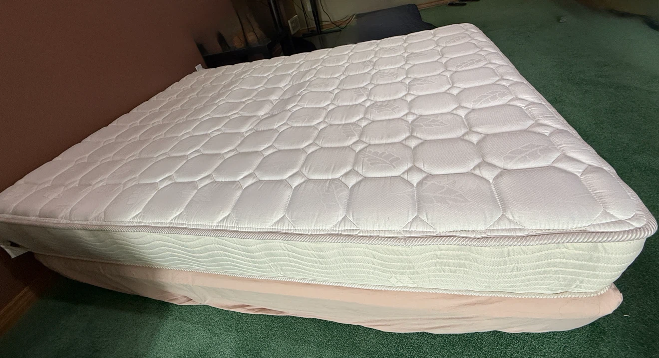 Double Full size mattress with cover + moving bag - photo 2