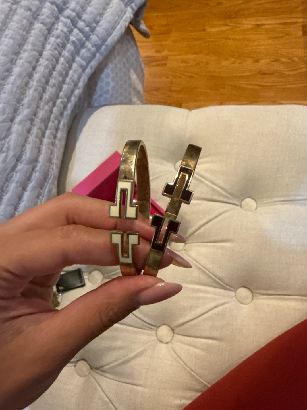 Tory Burch Double T Cuff Bracelets