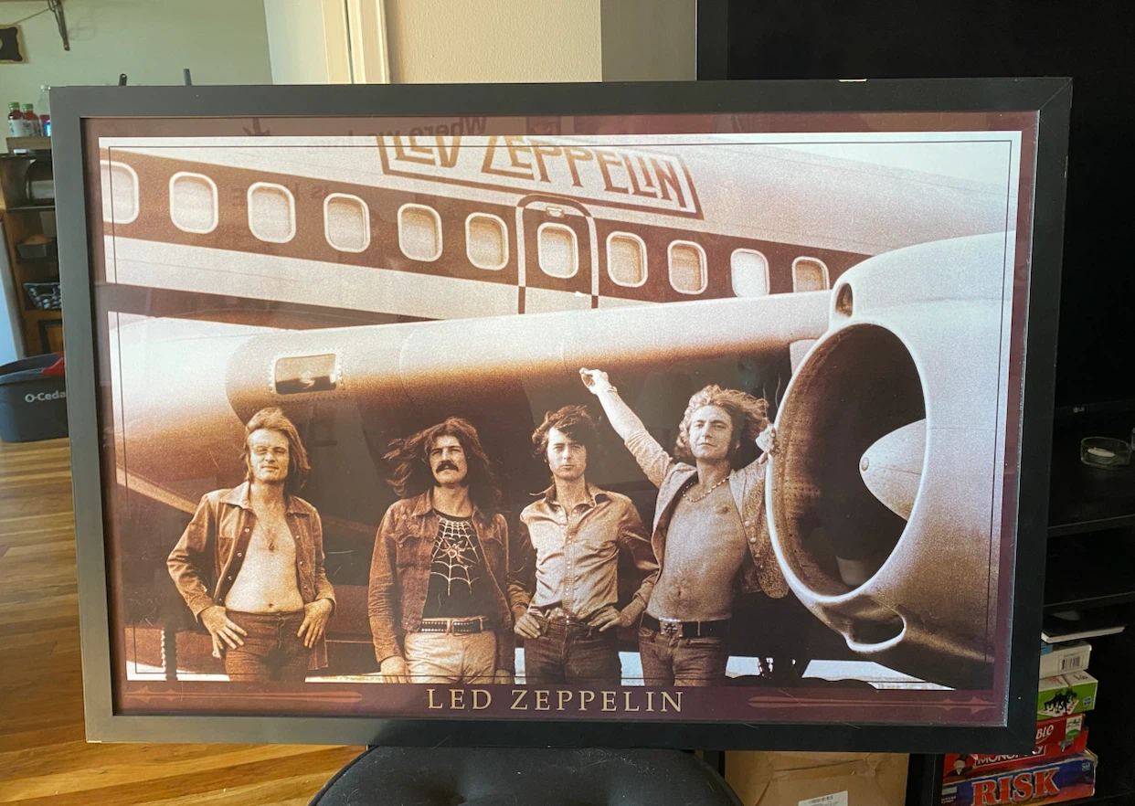 Led Zeppelin Framed Band Poster - photo 3