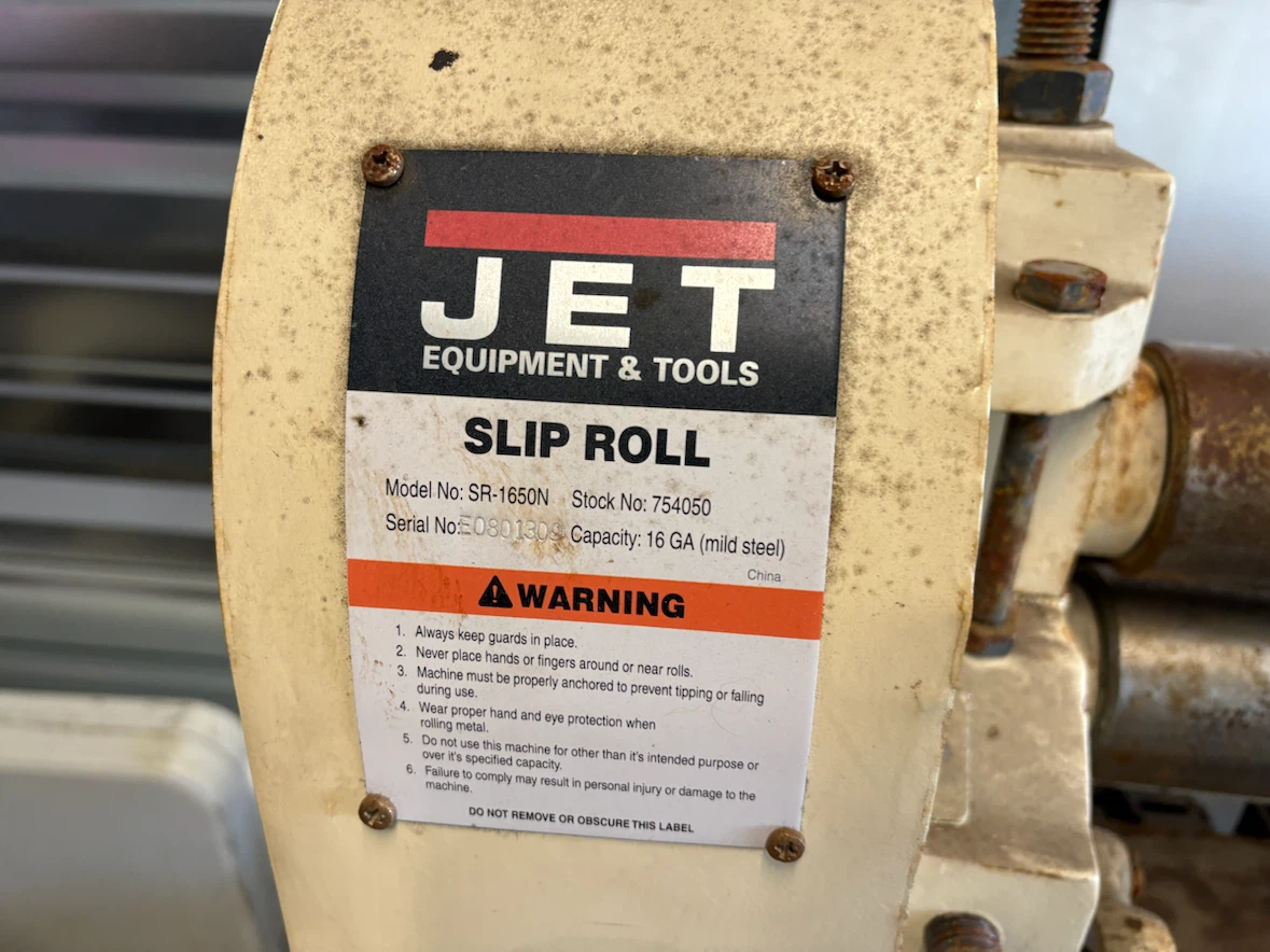 JET Slip Roll SR-1650N