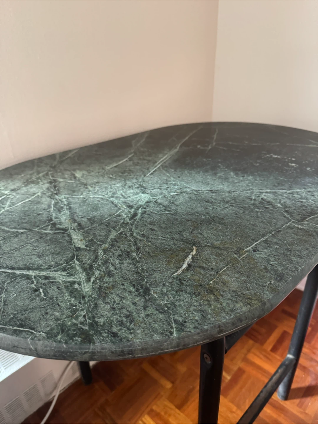 Oval Marble Top Bistro Table - photo 3