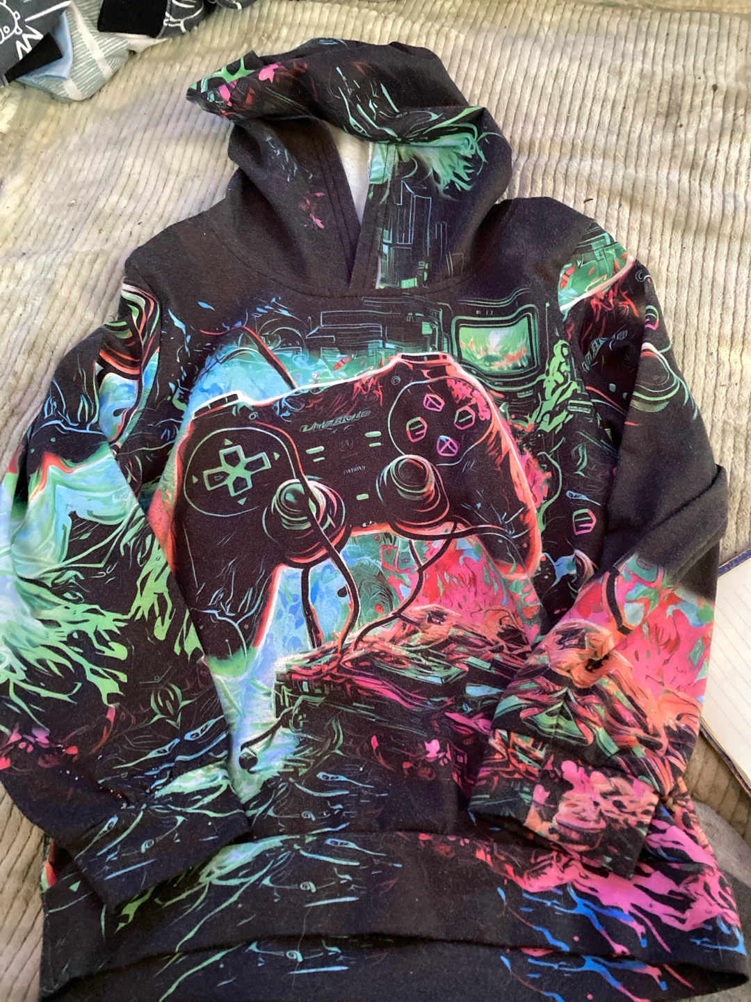 Graphic Hoodie - Video Game Controller Design