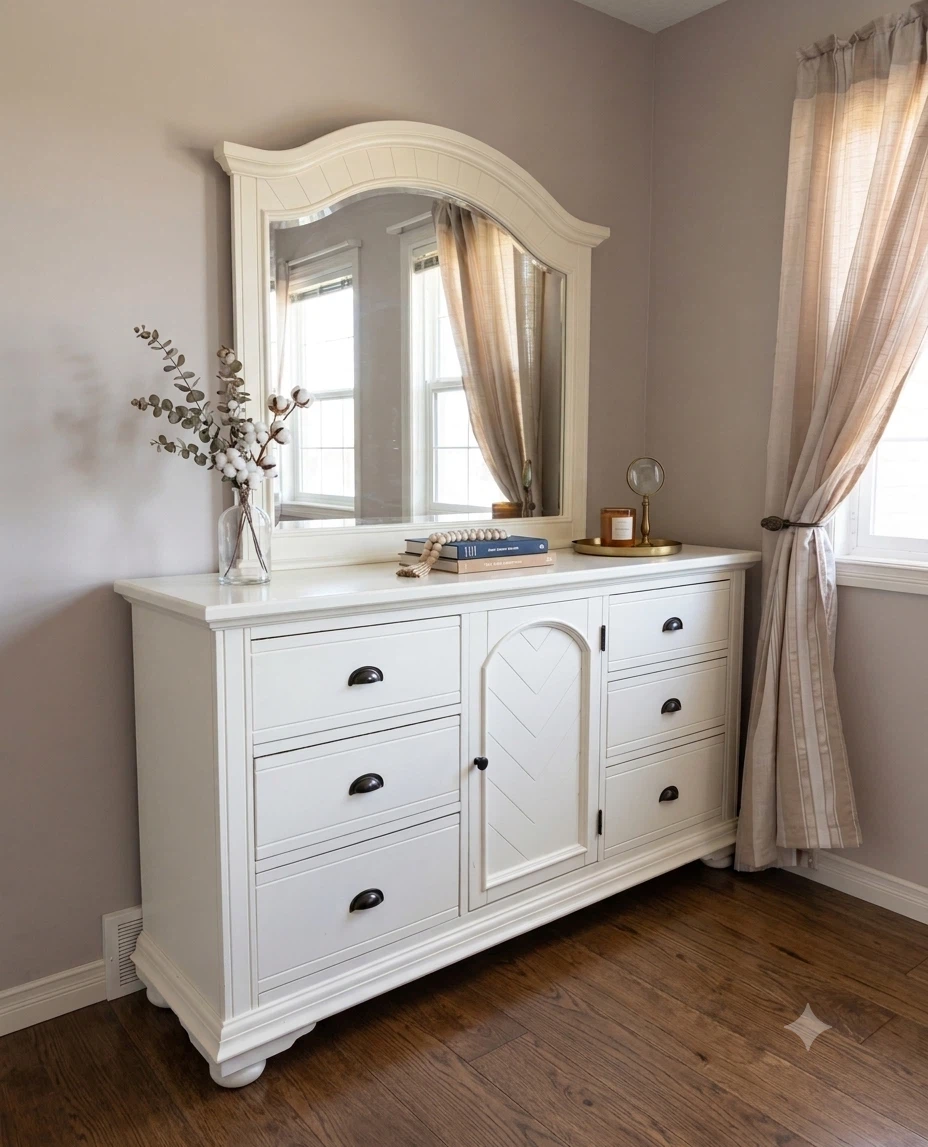 White Dresser