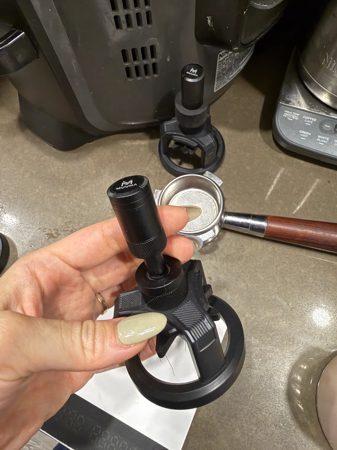 NWOB- MUVNA Espresso Tamper Holder Tool