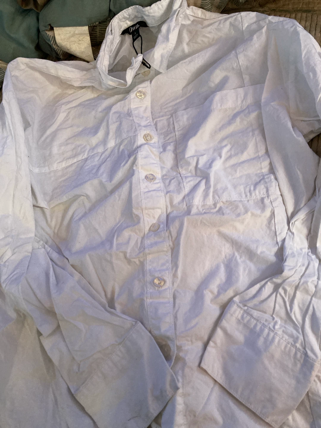 Own. White Button-Up Shirt Size S - photo 2