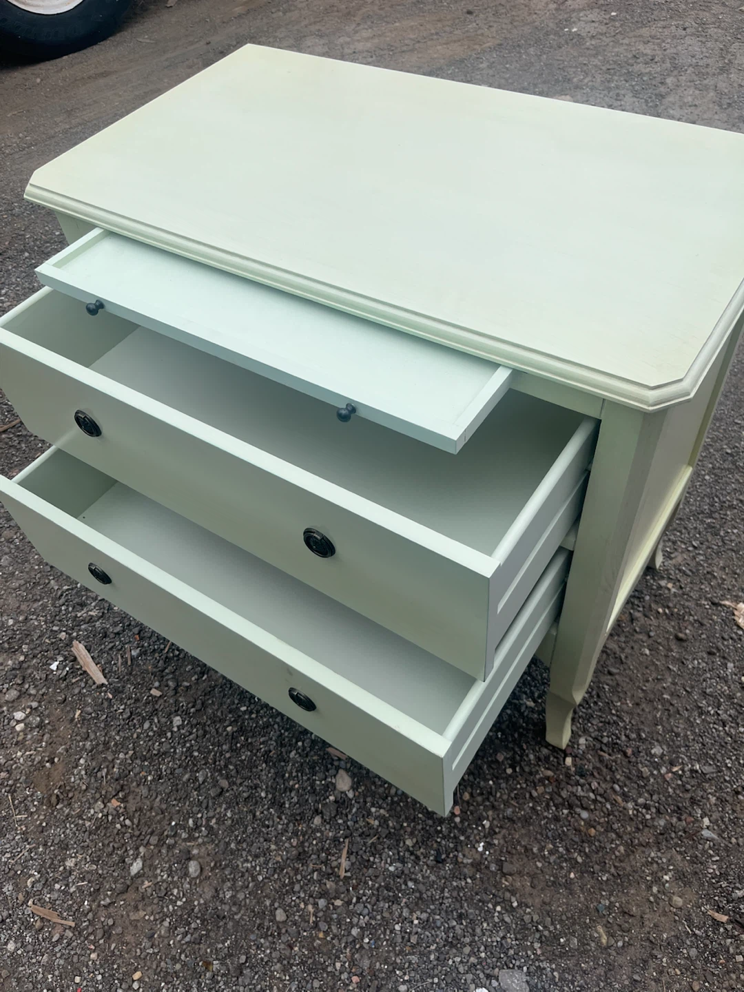 Light Green Dresser with Pull-Out Tray - photo 3