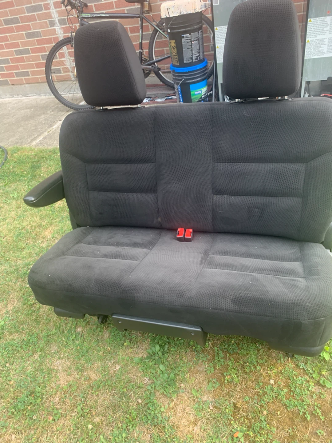 Black Car Jump Seat with Headrests - photo 2