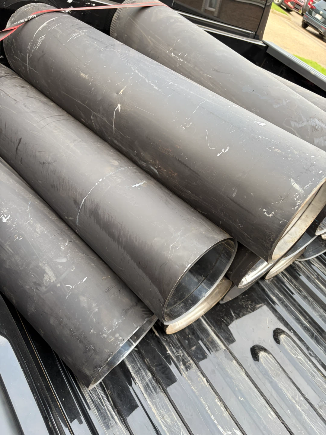 Black Metal Vent Pipes