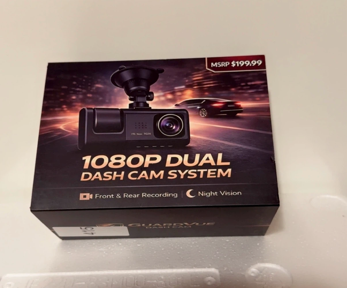 GuardVue 1080P Dual Dash Cam System