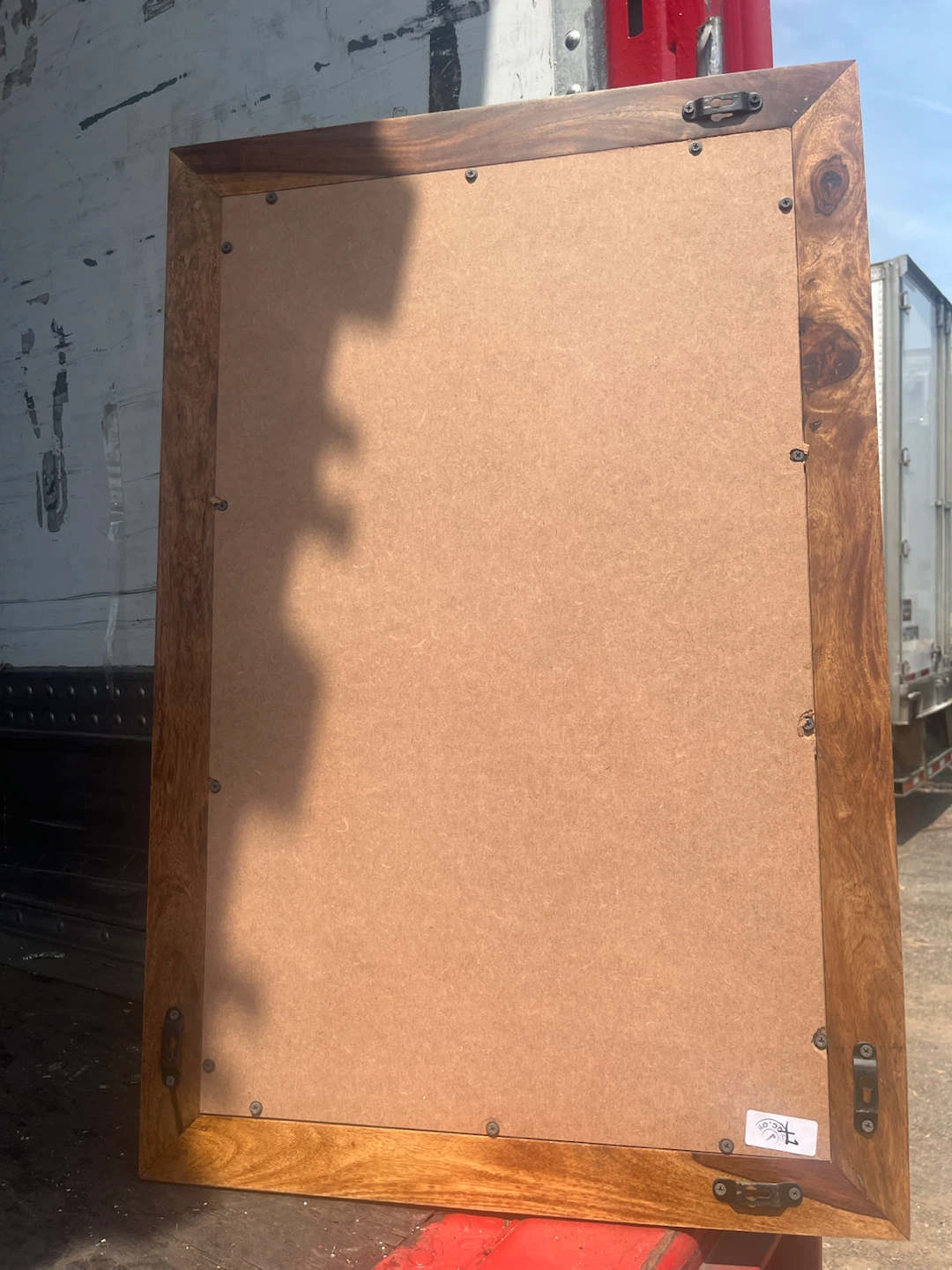 Wooden Framed Mirror - photo 2