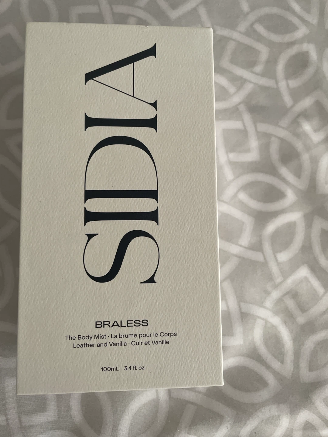 New SIDIA BRALESS The Body Mist Leather and Vanilla 100ml - photo 2