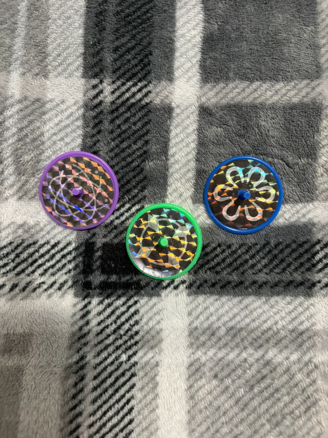 Set of 3 Plastic Spinners