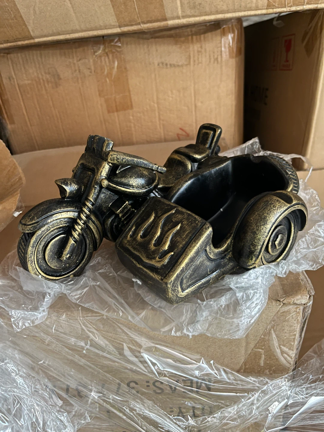 Motorcycle and Sidecar Ashtray