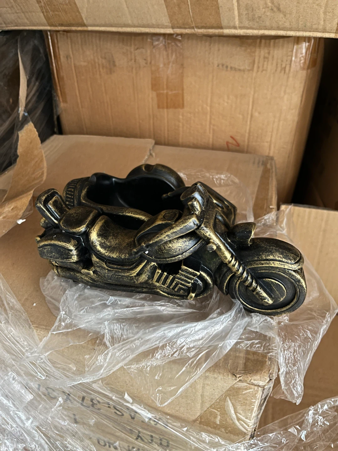 Motorcycle and Sidecar Ashtray - photo 2