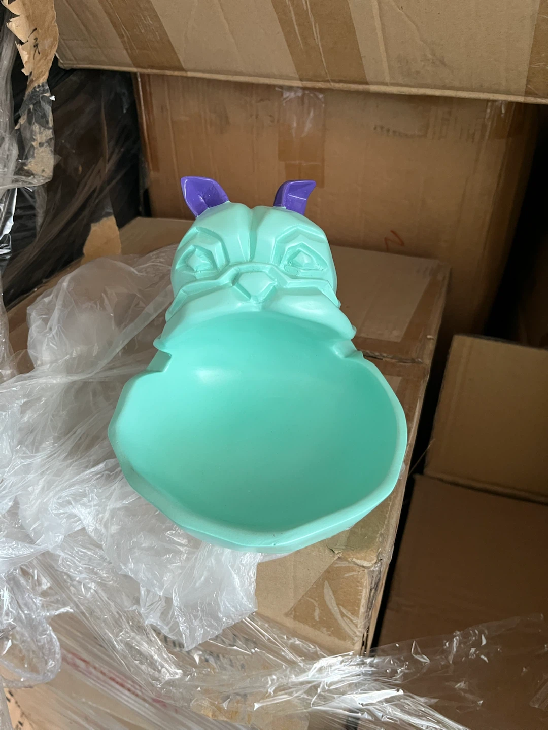Mint Green Animal Trinket Dish