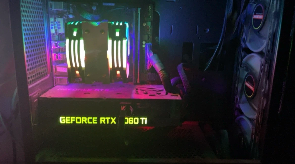 Gaming pc RTX 3060 ti , i7 7700, 16gb ddr4, 512gb (Read desc)