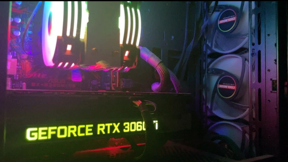 Gaming pc RTX 3060 ti , i7 7700, 16gb ddr4, 512gb (Read desc) - photo 2