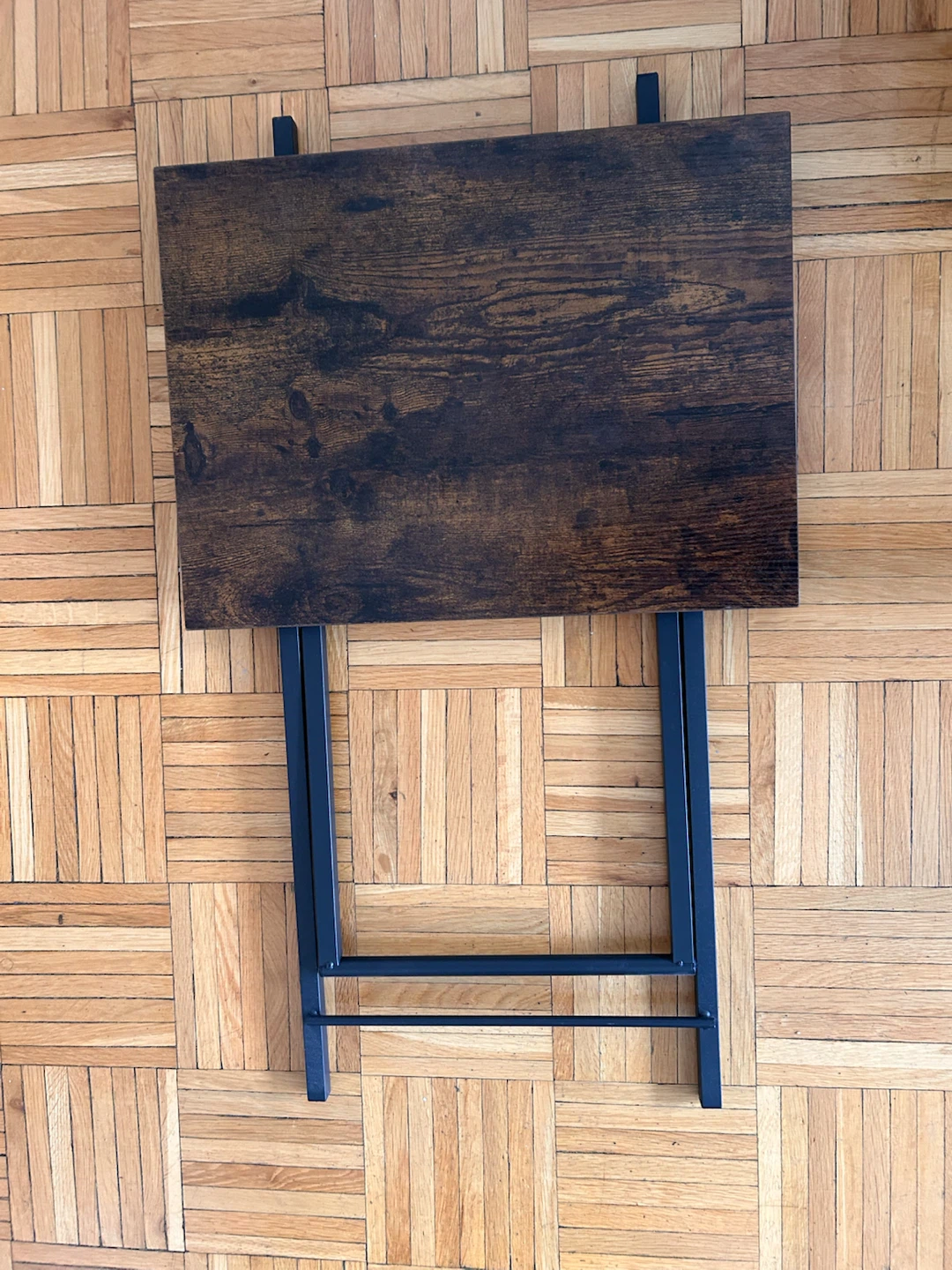 Folding Table with Wood Top