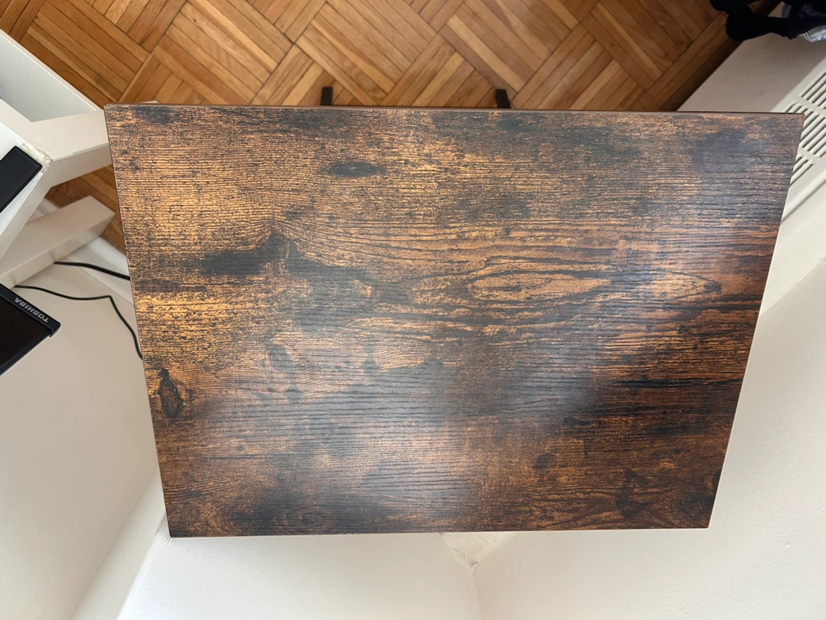 Folding Table with Wood Top - photo 3