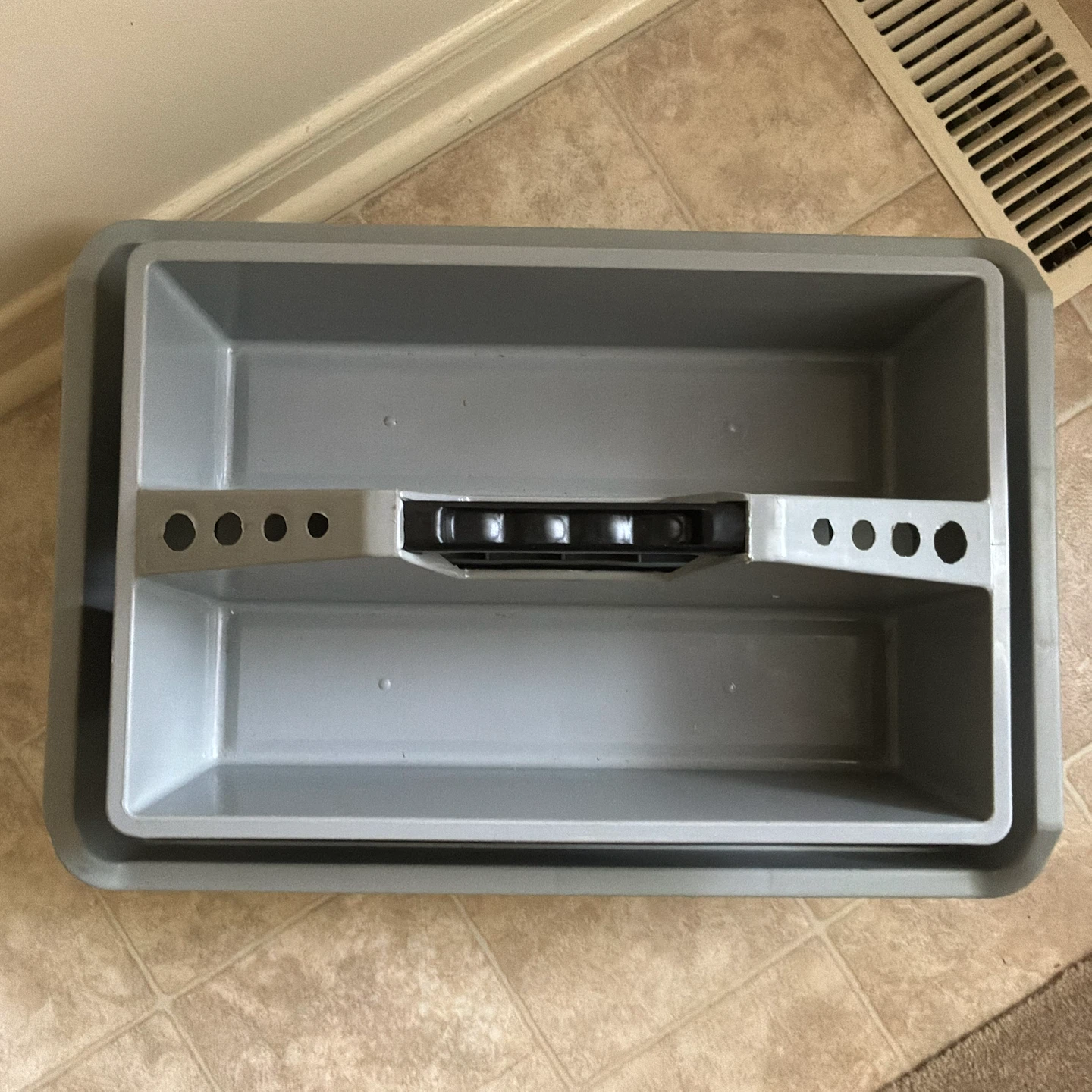 Two Grey Plastic tool Caddy Organizers - photo 3