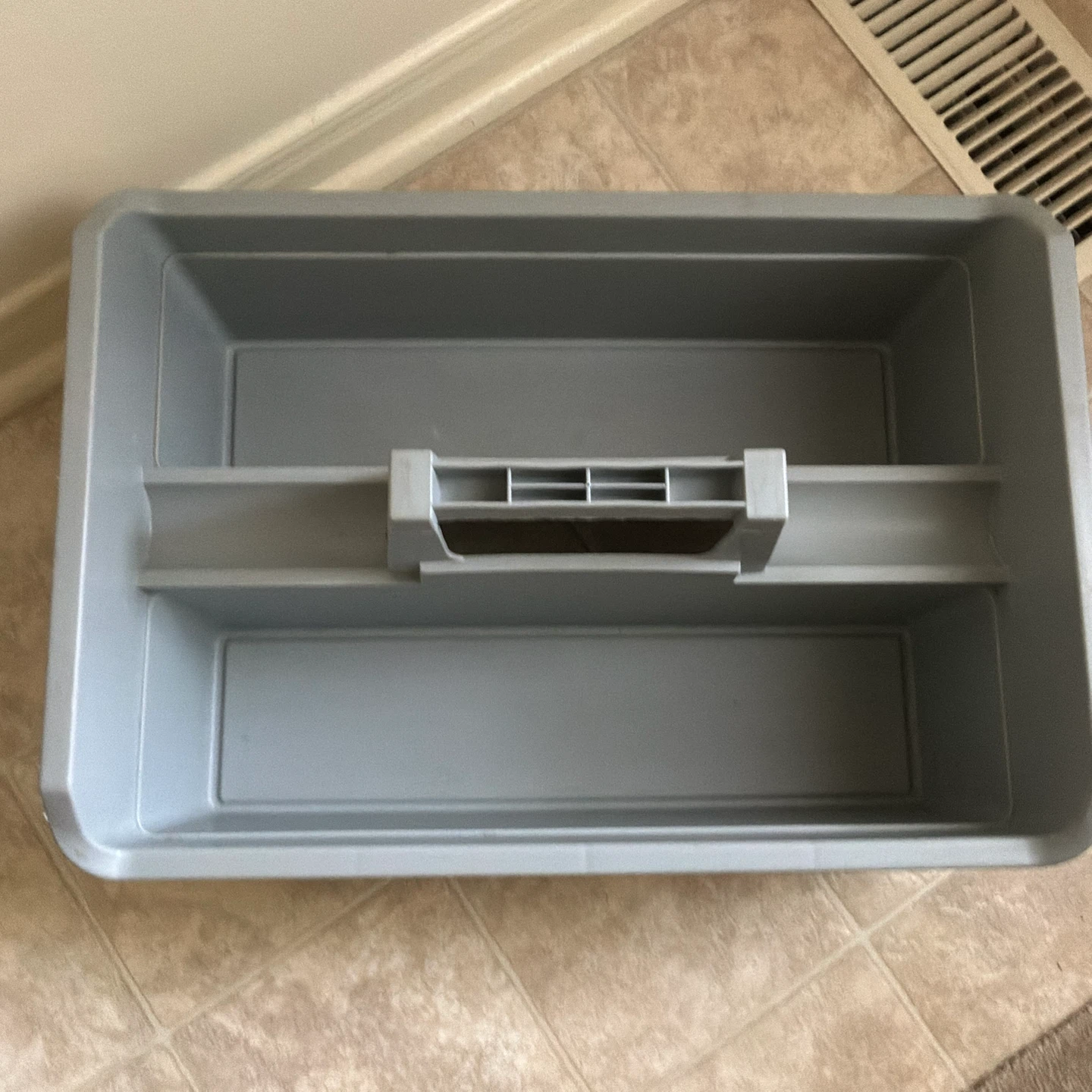 Two Grey Plastic tool Caddy Organizers - photo 4