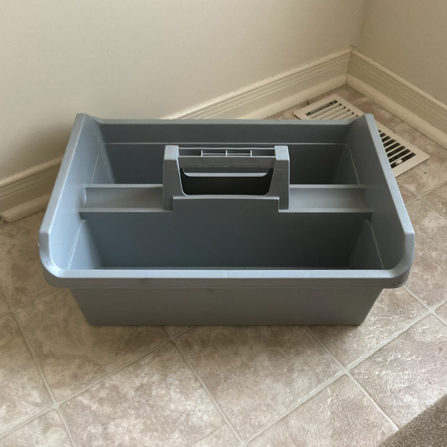 Two Grey Plastic tool Caddy Organizers - photo 5