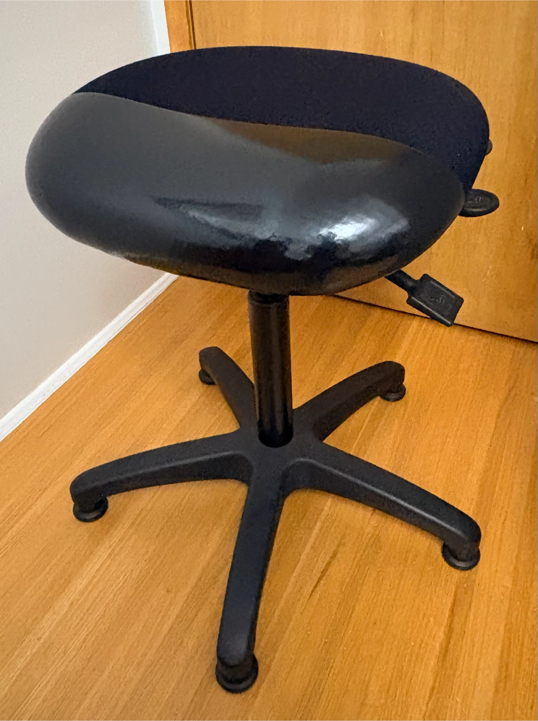 Black Adjustable Stool Chair - photo 2