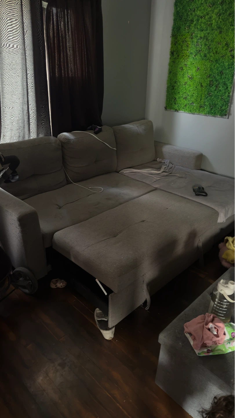 Grey Sectional Sofa with Chaise
