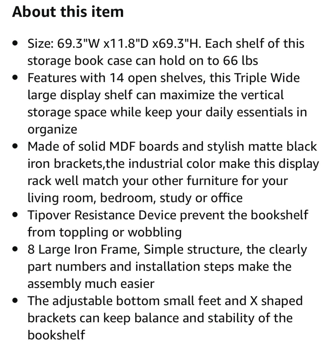 Triple Wide Large Display Shelf - photo 3