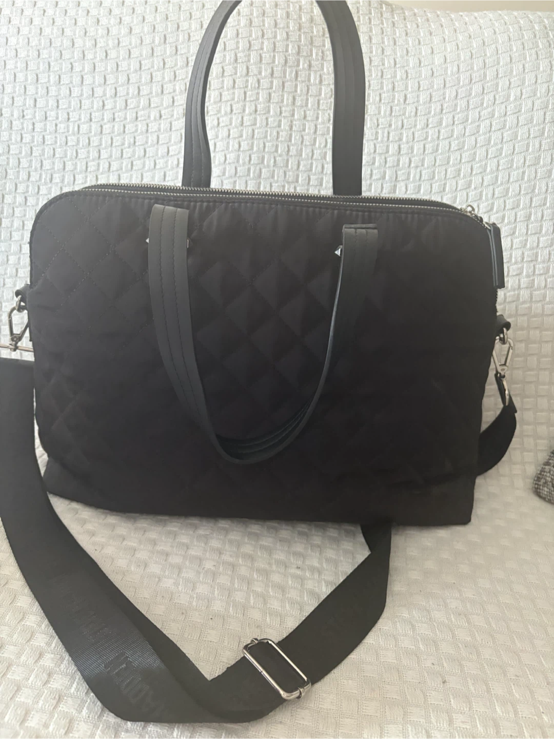 Steve Madden Black Quilted Tote Bag - photo 2