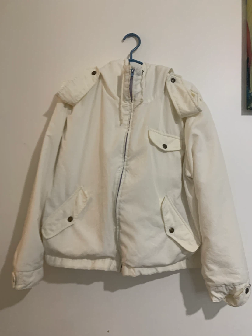 Ralph Lauren White Hooded Jacket